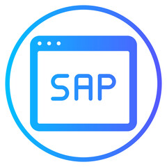 webpage gradient icon
