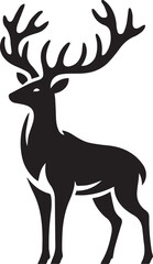 A Deer Vector Art Illustration EPS File
