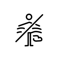 No peeing in the pool icon