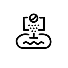 Water basketball icon
