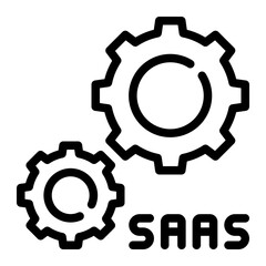 saas line icon