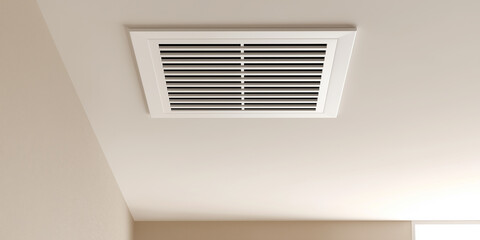 Ventilation grille providing fresh air circulation in a modern building