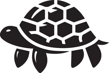 Obraz premium Turtles Journey Vector Graphic of Turtle Exploring the Mysteries of the Sea