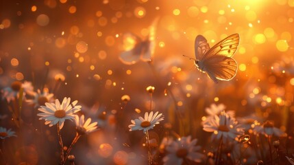 Golden Hour Butterfly