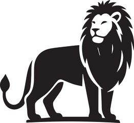 Beautiful Black Lion Vector Silhouette Art This Is An Editable And Printable Vector Eps File
