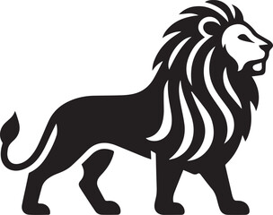 Beautiful Black Lion Vector Silhouette Art This Is An Editable And Printable Vector Eps File
