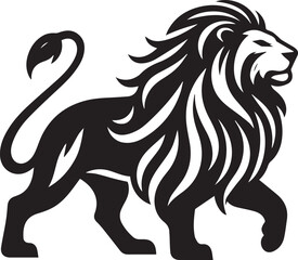 Beautiful Black Lion Vector Silhouette Art This Is An Editable And Printable Vector Eps File
