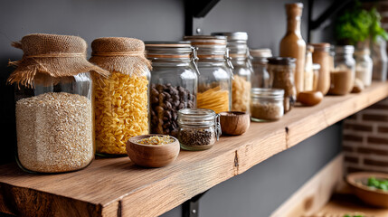 Fototapeta premium Plastic-Free Eco Kitchen