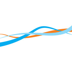 Colorful Wave Line