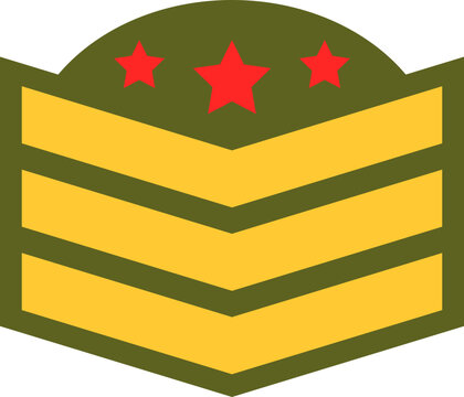 Soldier Badge Vector Design Element