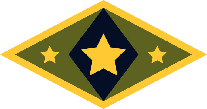 Soldier Badge Vector Design Element