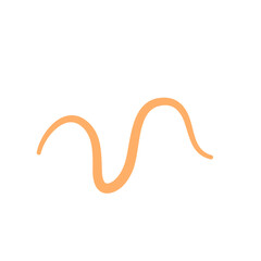 Pinworm parasite icon