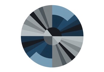 Obraz premium blues background art. Modern illustration ideal for music events, posters & web design. AI 