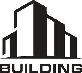 Modern Building Logo. Real Estate Logo Design