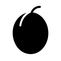 Illawarra Plum Fruit Icon Vector Illustration