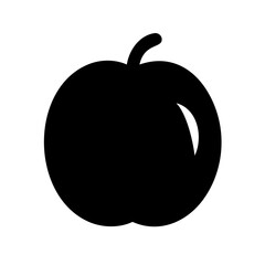 Velvet Apple Fruit Icon Vector Illustration