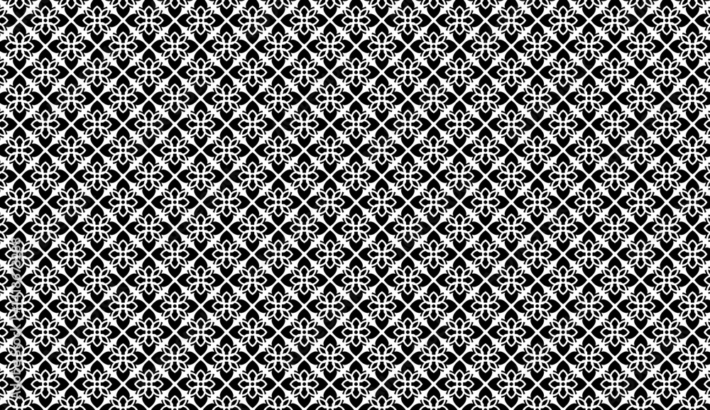Poster seamless pattern with decorative elements forming an elegant and stylish background, perfect for var