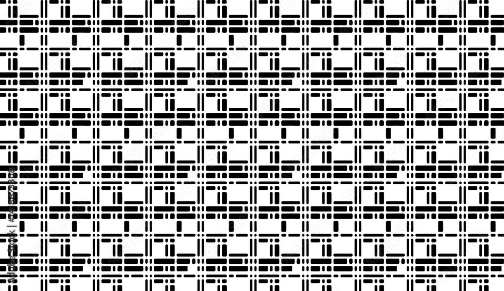 Poster seamless geometric pattern creating an optical illusion of intersecting lines forming squares