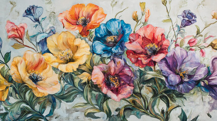 Elegant wedding invitation card background . Minimal hand painted watercolor botanical flowers texture template background. Design for wedding, vip cover, poster, rsvp moderncard.Valentine's Day