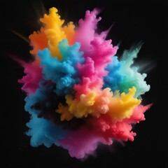 abstract colorful background, abstract fractal background, abstract colorful fractal background