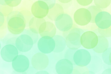 Soft and cute watercolor bubble greenery background