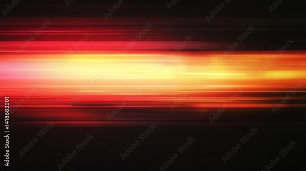 Poster abstract background with a glitching, rippling light blur effect.