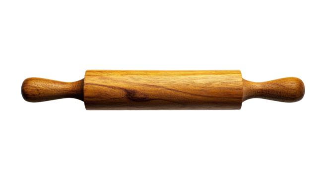 Wooden rolling pin, kitchen tool (1)