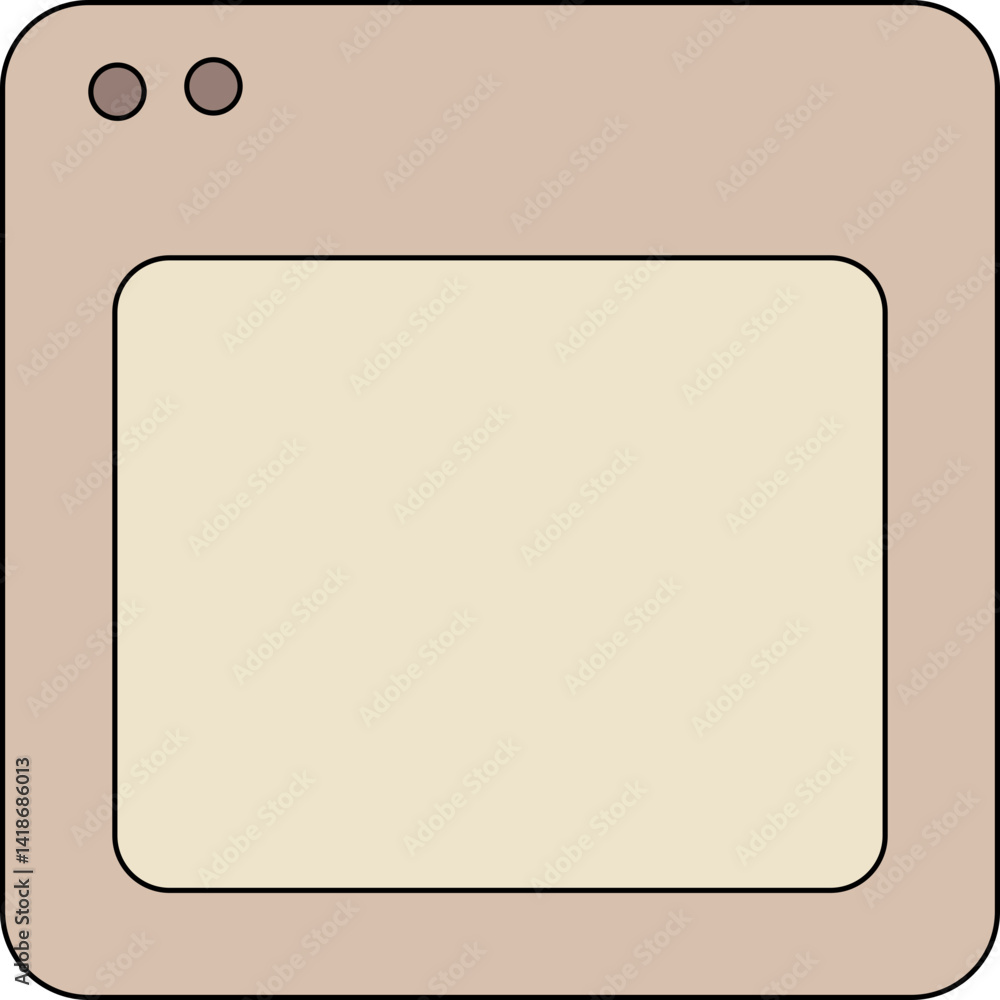 Poster browser page ui element set