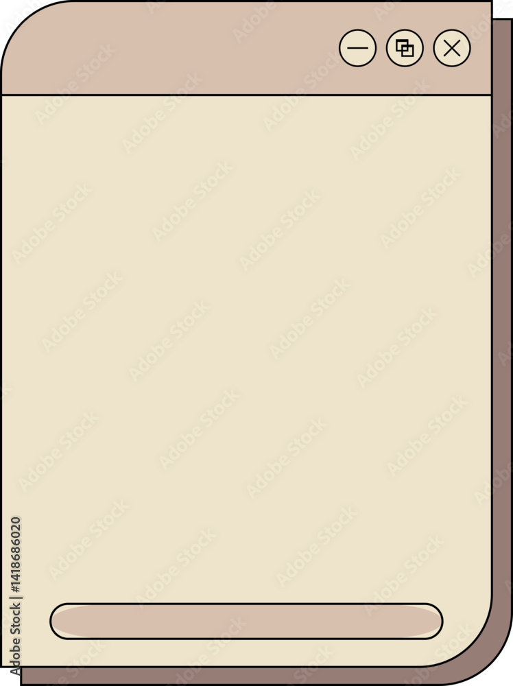 Poster browser page ui element set