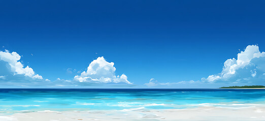 Obraz premium Scenic Ocean Views with Cloudy Skies and Beautiful Coastline