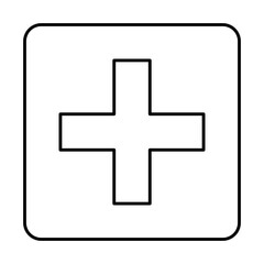 Medical cross icon