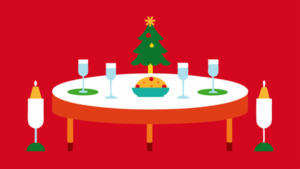 christmas tree and candles