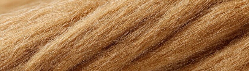 Intricate closeup, exploring the texture and volume of a lush hairstyle closeup