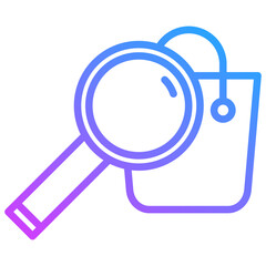 Shopping Search Icon