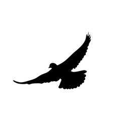 Flying Dove Birds Silhouettes