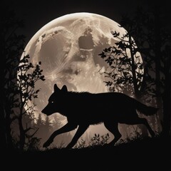 wolf howling at night, wolf howling at the moon