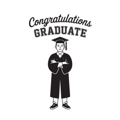 Outline Vector Clipart in Black and White  