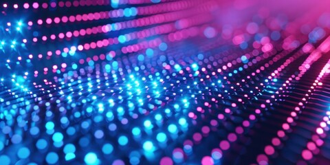 Abstract Neon Lights Background