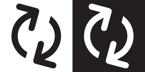 Transfer icon set. Exchange icon