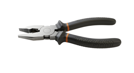 Close-up of a pair of pliers on a white background, showcasing the tool's design and functionality for DIY projects