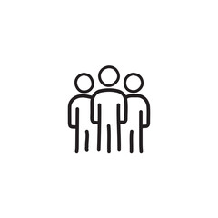 vector illustration of elements with teamwork symbols	
