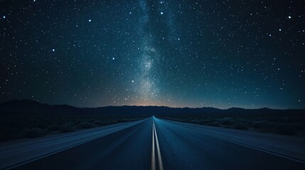 Starry Night Road Trip: An Enchanting Journey Under the Milky Way
