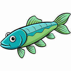 fish on a plate