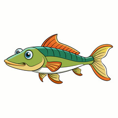 vector illustration of fish
