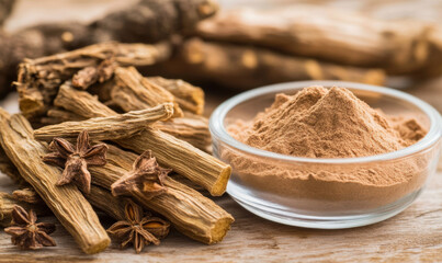 Dried Root Powder and Spices