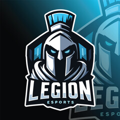 Naklejka premium legion mascot logo vector illustration