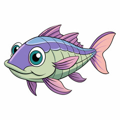 fish on a white background