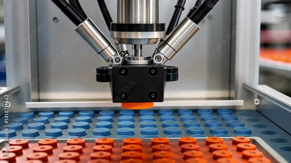 Poster automated machinery enhances quality control manufacturing, ensuring precision circular components p