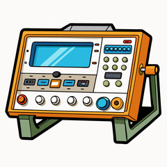 vector illustration of a computer