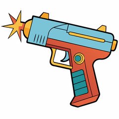 Obraz premium pistol vector illustration